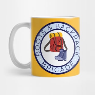 Boots and Backpack Brigade hiking club Mug